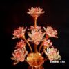 Đôi Đèn Ban Thờ Thần Tài "Hoa Sen Pha Lê", 9 Bông, Cao 63cm - Ảnh 3