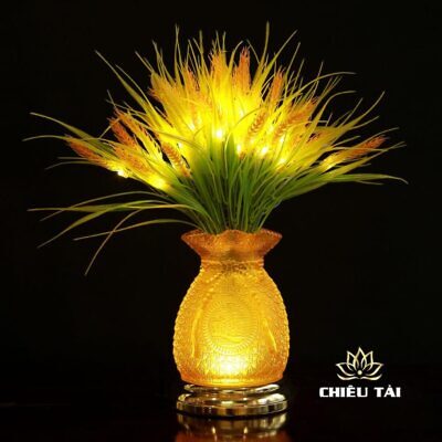 Alternative view of Đèn Bàn Thờ Thần Tài “Bông Lúa Chiêu Tài”, Cao 60cm (giá 1 chiếc)