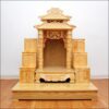 Combo Ban Thờ Thần Tài Thổ Địa Song Long Cổ Tự Gỗ Thông, KT 89*89*109cm