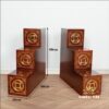 Tam Cấp Ban Thờ Thần Tài Thổ Địa Gỗ Hương Đồng Tiền Dát Vàng, Nhiều Kích Thước - Ảnh 4