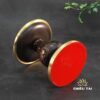 Chân Nến Đồng Vàng Vân Đá Đen Cao Cấp - Ảnh 5
