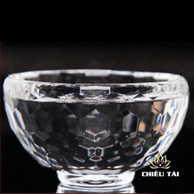 Alternative view of Bộ Bát Pha Lê Cúng Phật 7 Màu, Kích Cỡ 6cm