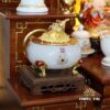 Bộ Ban Thờ Thần Tài Thổ Địa Sen Vàng Đầy Đủ, "Thiên Đức" Dát Vàng, KT 97*97*125cm - Ảnh 13