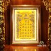 Bộ Bàn Thờ Thần Tài Thổ Địa Sứ Trắng Tâm Kinh "Thiên Đức" Dát Vàng, KT 97*97*125cm - Ảnh 5