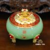 Bát Tụ Bảo Cóc Thiềm Thừ Thanh Ngọc, Nhiều Kích Thước - Ảnh 2