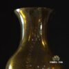 Lọ Hoa Thần Tài Lưu Ly Quan Âm Kim Ngọc Màu Hổ Phách, Cao 25.5cm - Ảnh 2