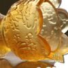 Đèn Dầu Thần Tài Lưu Ly Màu Vàng, Cao 16cm - Ảnh 6
