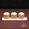 Bộ Chén Thờ Sứ Đức Hóa Trắng Tâm Kinh Vàng - Đồ Thờ Thần Tài, Bộ 3 Chén/5 Chén - Ảnh 2