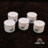 Bộ Chén Thờ Sứ Đức Hóa Trắng Họa Tiết Sen Hồng Lá Xanh - Đồ Thờ Thần Tài, Bộ Năm Chén - Ảnh 2