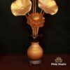 Đôi Bình Hoa Thần Tài Sen Bằng Hợp Kim Nhôm, Cao 82cm - Ảnh 5