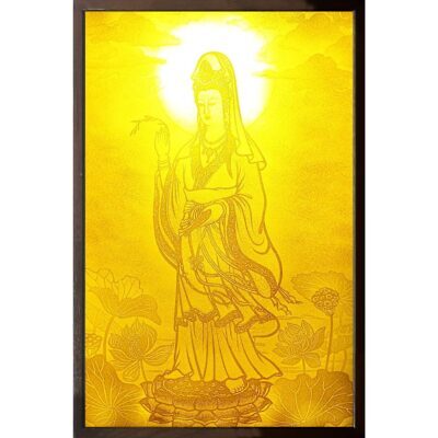 Tranh Trúc Chỉ Hình Phật Bà Quan Âm Bồ Tát