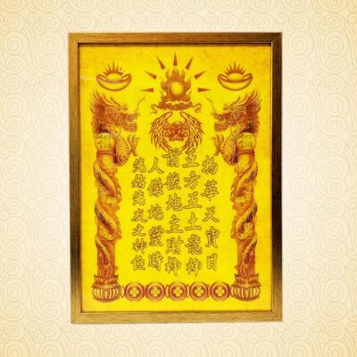 Bài Vị Đèn Hào Quang Cho Ban Thờ Thần Tài Thổ Địa, Nhiều Kích Thước