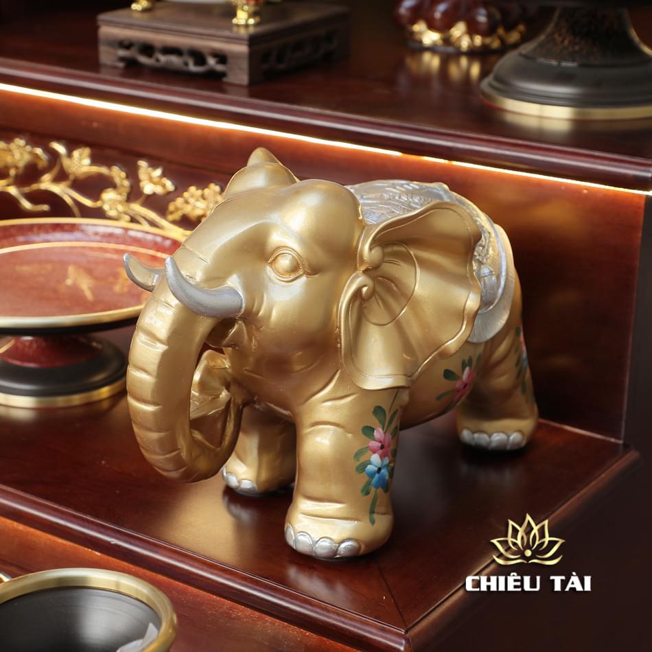 Bộ Ban Thờ Thần Tài Thổ Địa "Lục Hợp" Dát Vàng, KT 137*186*195 cm - Ảnh 26