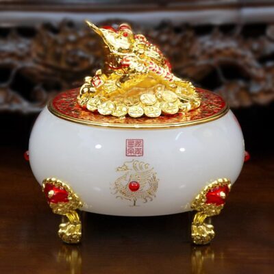 Bát Tụ Bảo Cóc Thiềm Thừ Bạch Ngọc, Nhiều Kích Thước
