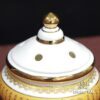 Lư Trầm Thần Tài Sứ Trắng Tâm Kinh Vàng, Cao 15cm - Ảnh 4