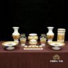 Lư Trầm Thần Tài Sứ Trắng Tâm Kinh Vàng, Cao 15cm - Ảnh 8