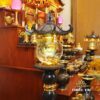 Bộ Ban Thờ Thần Tài Thổ Địa Ba Gian Đồng Vân Đá Nâu Đỏ “Thái Hòa Hưng Vượng”, KT 157*127*189cm - Ảnh 22