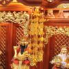 Bộ Ban Thờ Thần Tài Thổ Địa Ba Gian Lưu Ly Ngọc Xanh Bọc Đồng “Thái Hòa Hưng Vượng”, KT 157*127*189cm - Ảnh 12