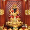 Bộ Ban Thờ Thần Tài Thổ Địa Ba Gian Lưu Ly Ngọc Xanh Bọc Đồng “Thái Hòa Hưng Vượng”, KT 157*127*189cm - Ảnh 6