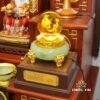 Bộ Ban Thờ Thần Tài Thổ Địa Ba Gian Đồng Đỏ Chữ Phật “Thái Hòa Hưng Vượng”, KT 157*127*189cm - Ảnh 14