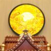 Bộ Ban Thờ Thần Tài Thổ Địa Ba Gian Đồng Vàng Chữ Phật “Thái Hòa Hưng Vượng”, KT 157*127*189cm - Ảnh 10