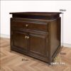 Bàn Cúng Cơm, Gỗ Sồi Màu Óc Chó, Kích Thước 81cmx50cmx69cm - Ảnh 6
