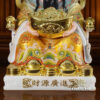 Bộ Tam Tượng Tài - Địa - Như Ý "Tài Nguyên Quảng Tiến" Ngồi Tự Tại Bột Đá Thạch Anh, Cỡ Nhỏ - Ảnh 6