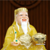 Bộ Tượng Thần Tài – Thổ Địa Ngồi Phú Quý, Bột Đá Cẩm Thạch Viền Vàng, Nhiều Kích Thước - Ảnh 4