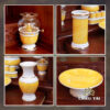 Tủ Thờ Thần Tài Thổ Địa Gốm Trắng Thạch Anh Vàng "Bảo Liên Khám", Ngang 61cm - Ảnh 3